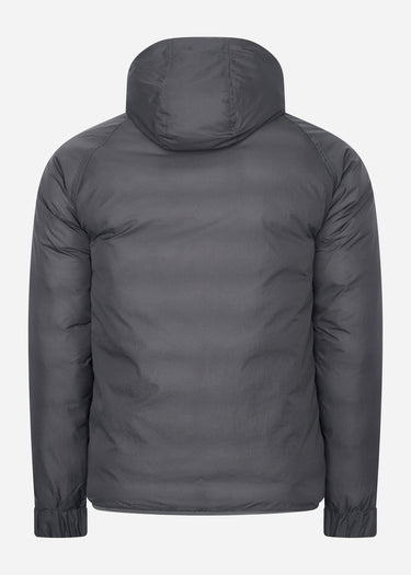 Fred Perry Jassen Insulated hooded jacket - gunmetal