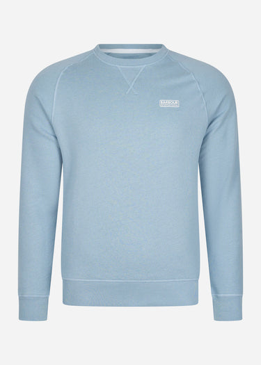 Barbour International Truien Essential crew neck sweat - powder blue