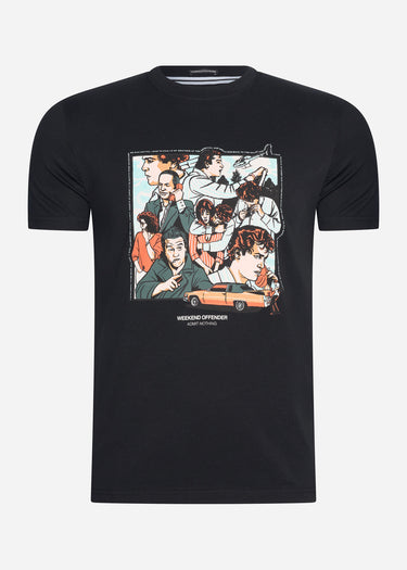 Weekend Offender T-shirts Henry - black