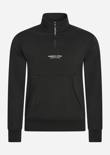 Marshall Artist Truien Siren 1/4 zip - black