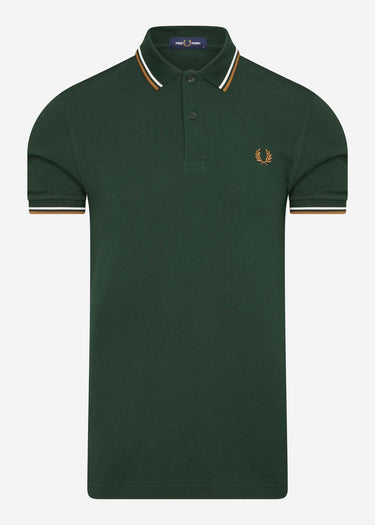 Fred Perry Polo's Twin tipped polo - evergreen