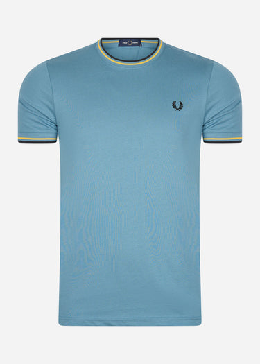 Fred Perry T-shirts Twin tipped t-shirt - ash blue