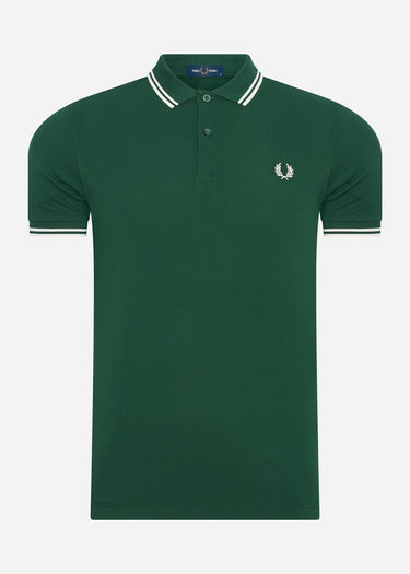 Fred Perry Polo's Twin tipped fred perry shirt - ivy