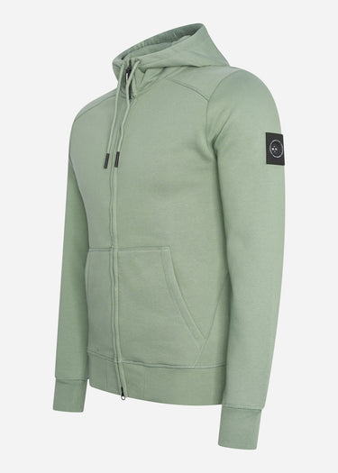 Marshall Artist Vesten Siren full zip hood - sage