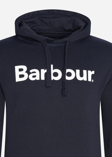 Barbour Hoodies Logo popover hoodie - navy