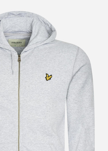 Lyle & Scott Vesten Zip through hoodie - light grey marl