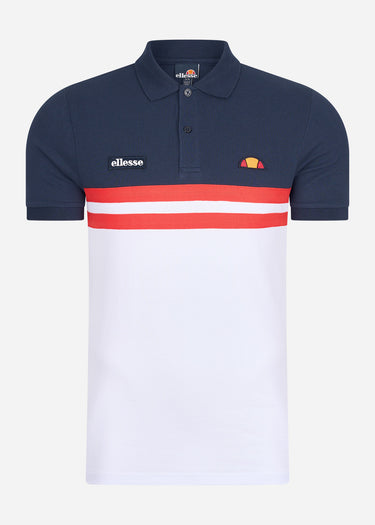 Ellesse Polo's Muccio polo - navy red white