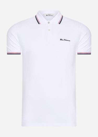 Ben Sherman Polo's Signature polo - white