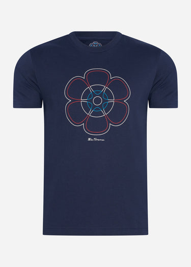 Ben Sherman T-shirts 60th anniversary tee - marine