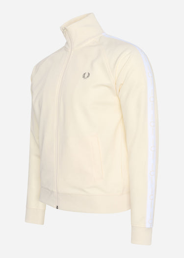 Fred Perry Vesten Tonal taped track jacket - ecru