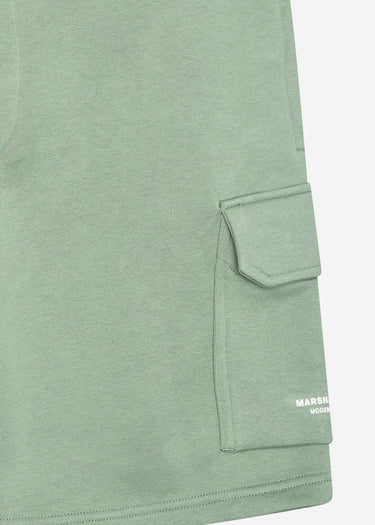 Marshall Artist Korte Broeken Siren cargo short - sage