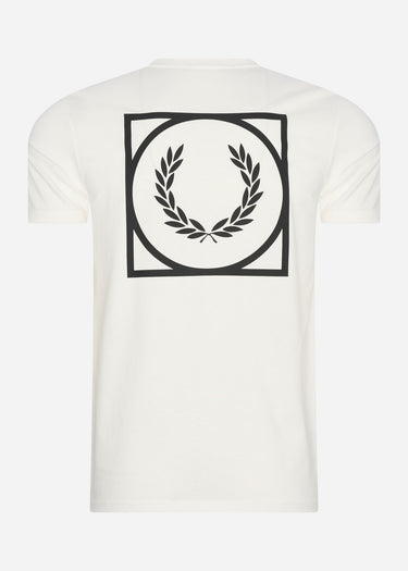 Fred Perry T-shirts Graphic print t-shirt - snow white