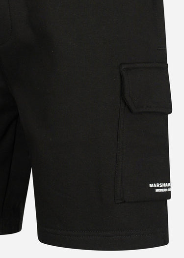 Marshall Artist Korte Broeken Siren cargo short - black
