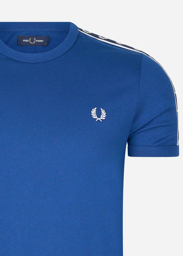 Fred Perry T-shirts Contrast tape ringer t-shirt - shaded cobalt navy