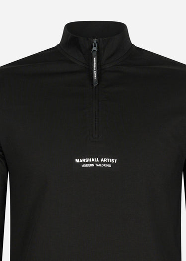 Marshall Artist Truien Siren 1/4 zip - black