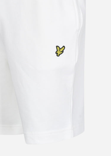 Lyle & Scott Korte Broeken Sweat short - white