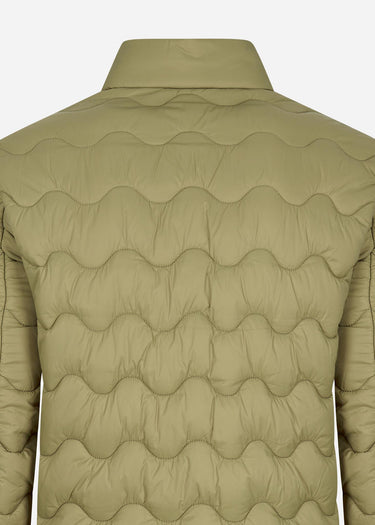 Lyle & Scott Jassen Crest quilted jacket - seaweed