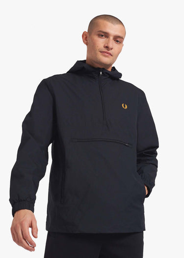 Fred Perry Jassen Half zip hooded cagoule - navy