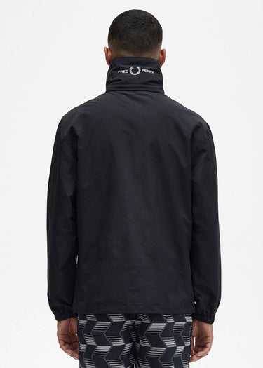 Fred Perry Jassen Patch pocket zip through jacket - black