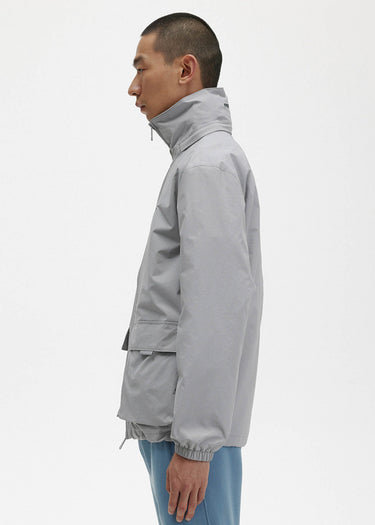Fred Perry Jassen Patch pocket zip through jacket - limestone