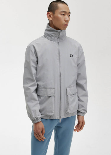 Fred Perry Jassen Patch pocket zip through jacket - limestone
