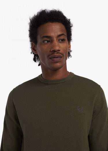 Fred Perry Truien Classic crew neck jumper - uniform green