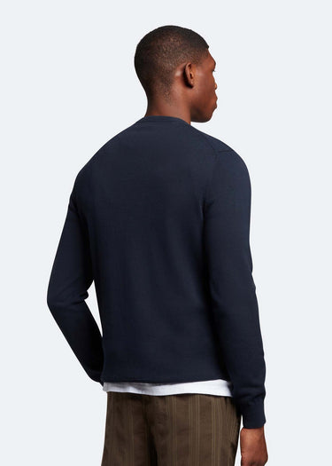 Lyle & Scott Truien Cotton crew neck jumper - dark navy