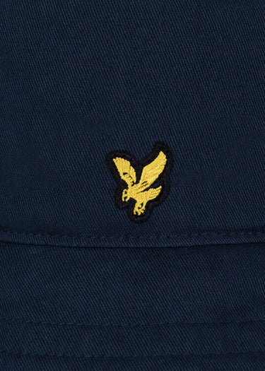 Lyle & Scott Bucket Hats Cotton twill bucket hat - dark navy