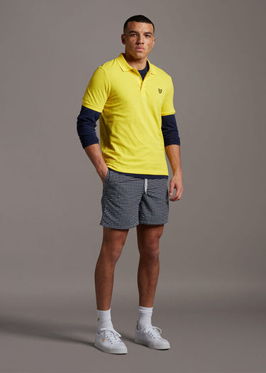 Lyle & Scott Polo's Plain polo shirt - buttercup yellow
