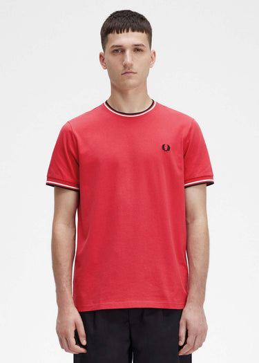 Fred Perry T-shirts Twin tipped t-shirt - washed red