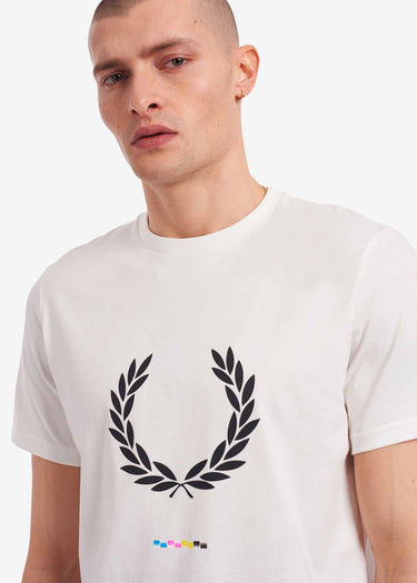 Fred Perry T-shirts Print registration t-shirt - snow white