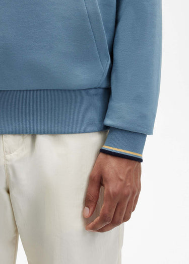 Fred Perry Hoodies Tipped hooded sweatshirt - ash blue