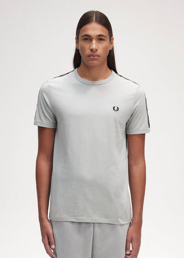 Fred Perry T-shirts Contrast tape ringer t-shirt - limestone black