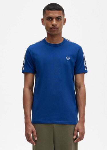 Fred Perry T-shirts Contrast tape ringer t-shirt - shaded cobalt navy