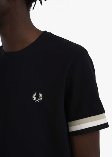 Fred Perry T-shirts Pique t-shirt - black