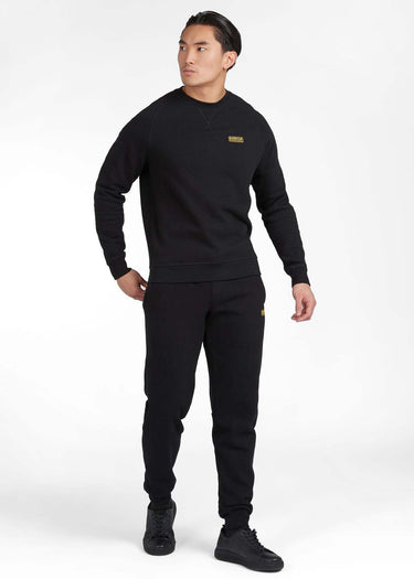 Barbour International Truien Essential crew neck sweat - black