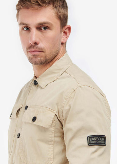 Barbour International Overshirts Adey overshirt - oyster