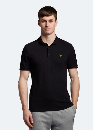 Lyle & Scott Polo's Crest tipped polo shirt - jet black