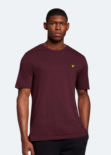 Lyle & Scott T-shirts Slub t-shirt - burgundy
