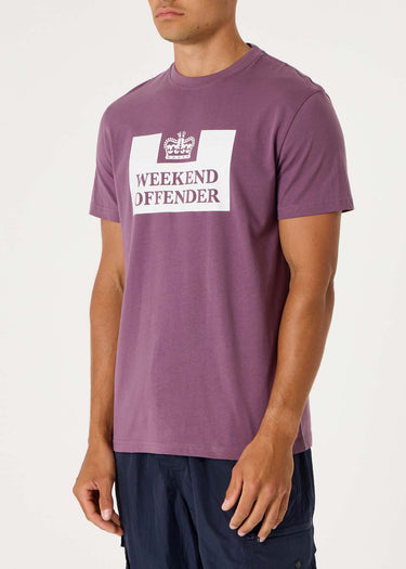 Weekend Offender T-shirts Prison tee - dark grape