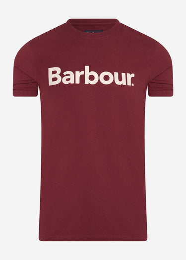 Barbour T-shirts Logo tee - ruby