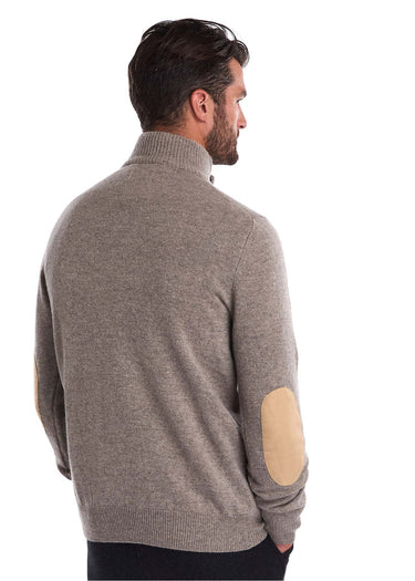 Barbour Truien Patch half zip - stone