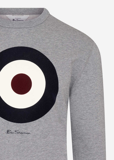 Ben Sherman Truien Signature target sweat - steel