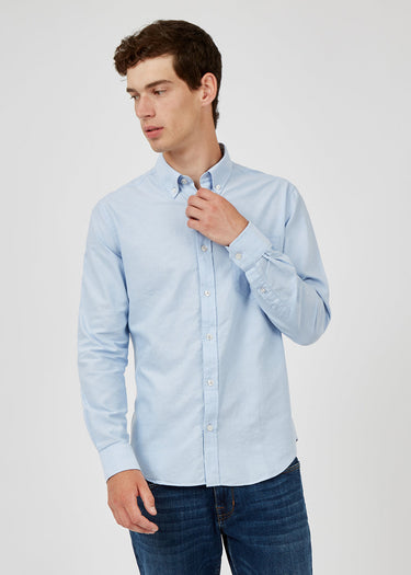 Ben Sherman Overhemden Signature oxford shirt - sky