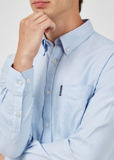 Ben Sherman Overhemden Signature oxford shirt - sky