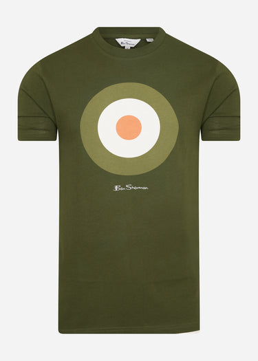 Ben Sherman T-shirts Signature aw target tee - camouflage