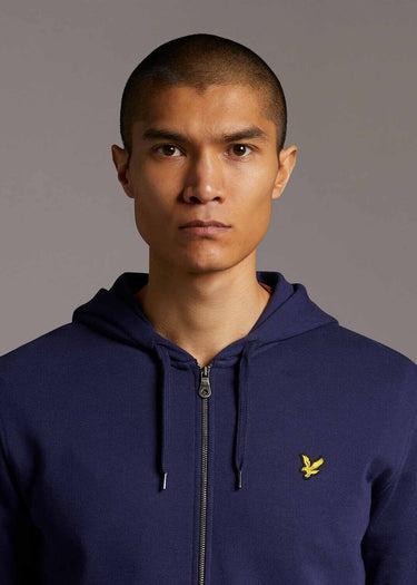 Lyle & Scott Vesten Zip through hoodie - navy