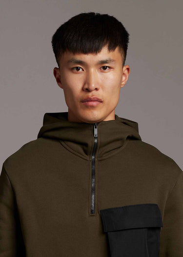 Lyle & Scott Hoodies Pocket hoodie - olive
