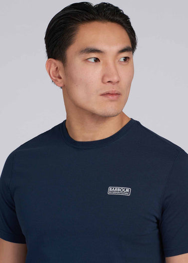 Barbour International T-shirts Essential small logo tee - navy