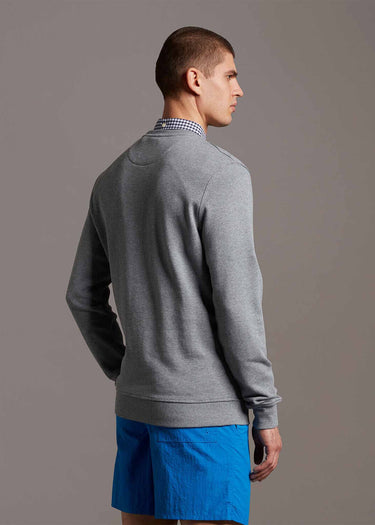 Lyle & Scott Truien Crew neck sweatshirt - mid grey marl